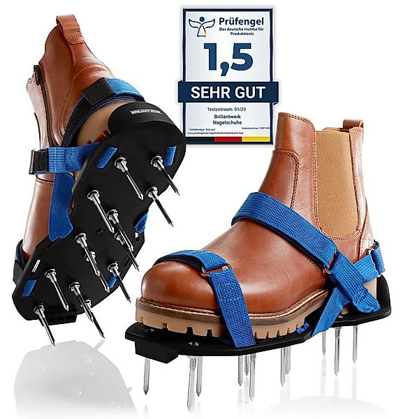 Briliantwerk Rasenlüfter - Nagelschuhe mit Klettverschluss -, - Zum Rasen b günstig online kaufen