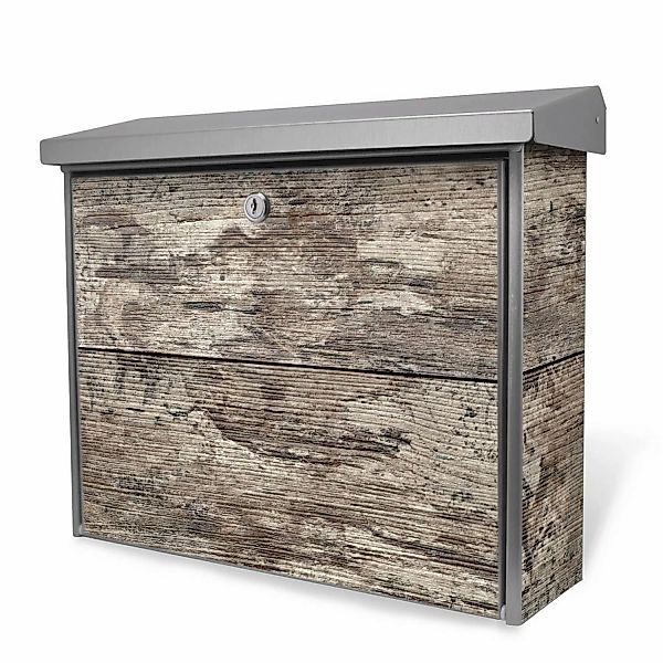 Banjado Briefkasten Edelstahl 38.5x31.5x12cm Ohne Zeitungsfach Inkl. Montag günstig online kaufen