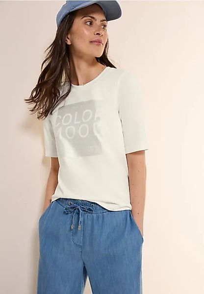 Softes Shirt mit Folienprint günstig online kaufen