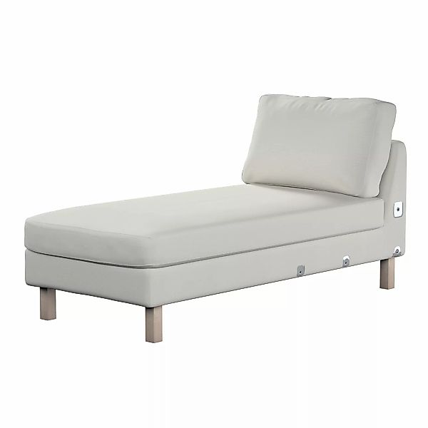 Bezug für Karlstad Recamiere Zustellsofa, kurz, mittelgrau, Bezug für Karls günstig online kaufen