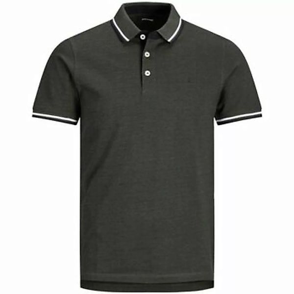 Jack & Jones  T-Shirts & Poloshirts 12143859 PAULOS POLO SS-FOREST NIGHT günstig online kaufen