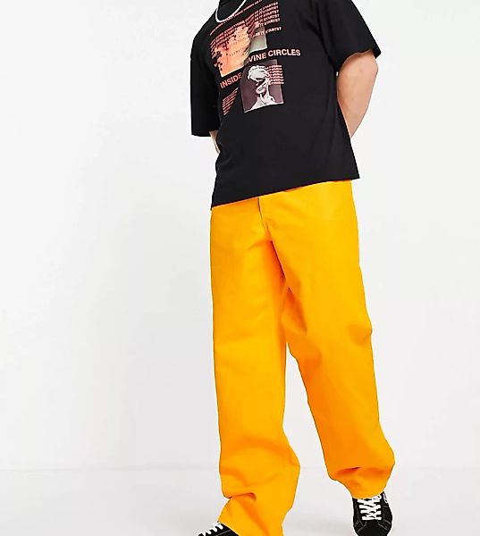 COLLUSION – x014 – Baggy-Dad-Jeans in Orange günstig online kaufen
