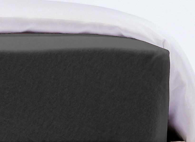 fleuresse Spannbettlaken Flauschjersey, Jersey, Gummizug: rundum, günstig online kaufen