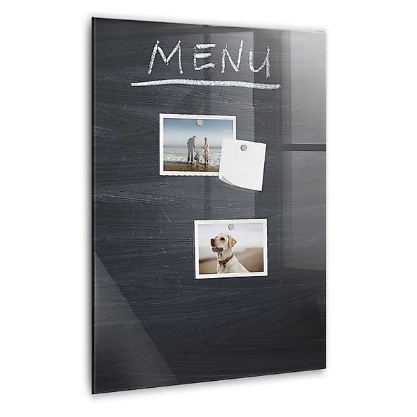 Tulup Magnettafel Glas Menütafel 40x60 cm Magnettafel Zum Schreiben Weißer günstig online kaufen