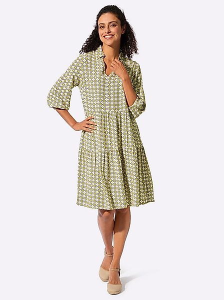 Witt Etuikleid Druck-Kleid 3/4-Arm günstig online kaufen