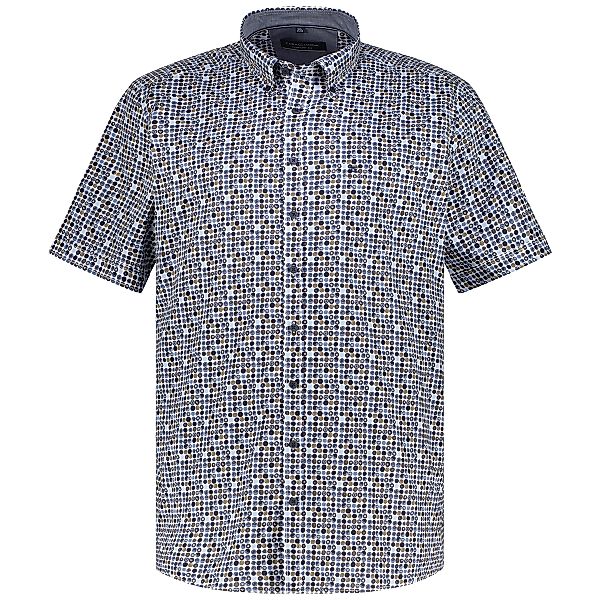 CASA MODA Freizeithemd mit Allover-Print Farbe jeansblau Größe: 7XL günstig online kaufen