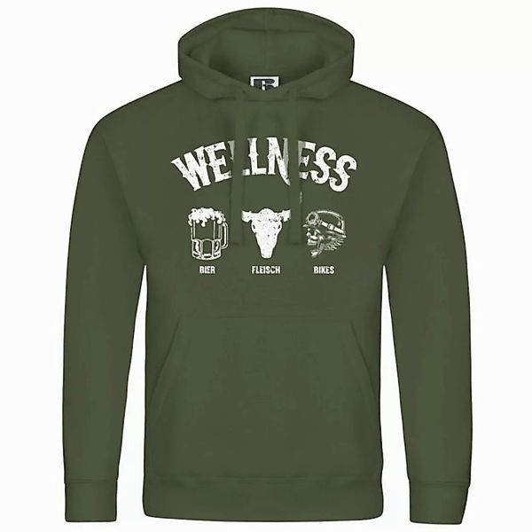 deinshirt Kapuzenpullover Herren Kapuzenpullover Wellness für Biker Mit Pri günstig online kaufen