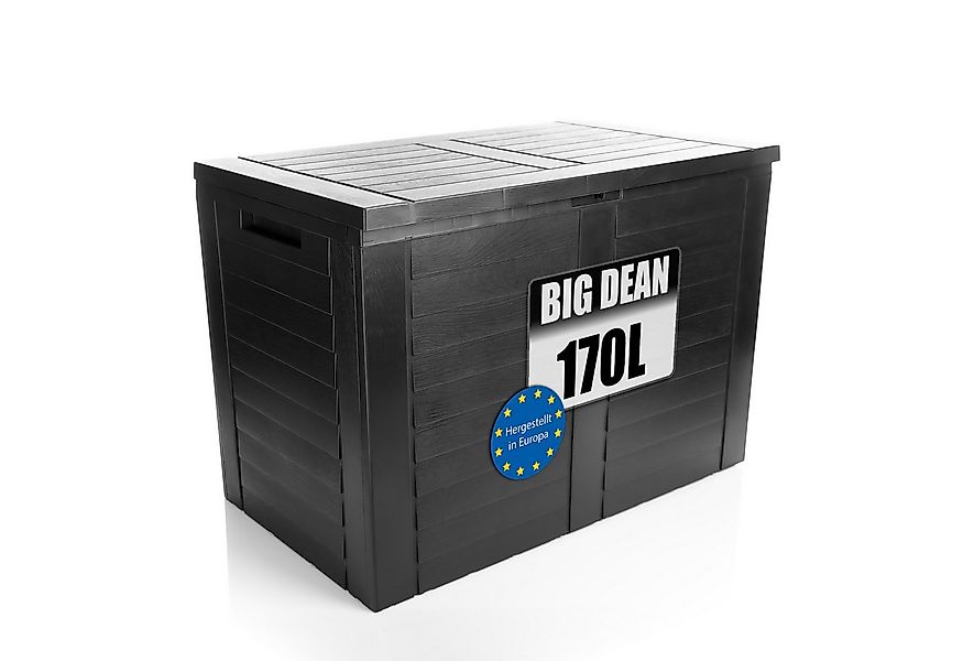 BigDean Gartenbox Auflagenbox Garten 170L mit Stecksystem aus Kunststoff wa günstig online kaufen