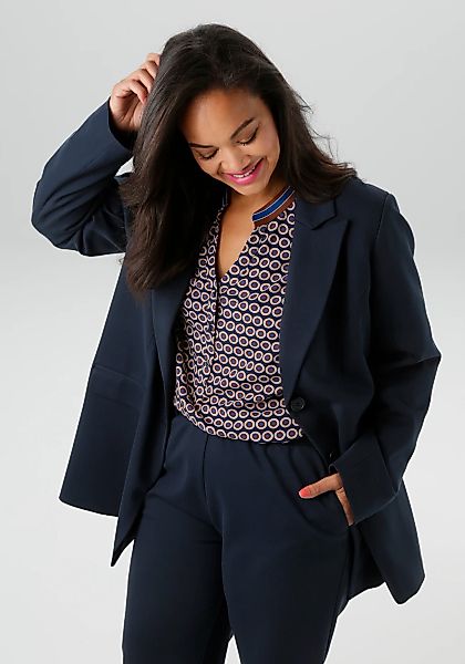 Aniston PLUS Jerseyblazer, aus super bequemer elastischer Qualität - NEUE K günstig online kaufen