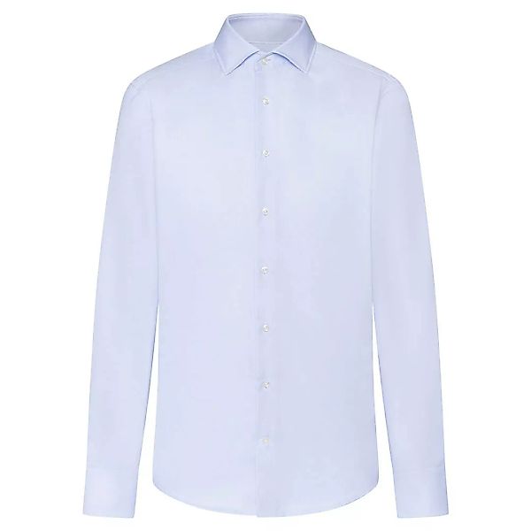 Hackett Sr Oxford Langarm-shirt M-L Blue günstig online kaufen