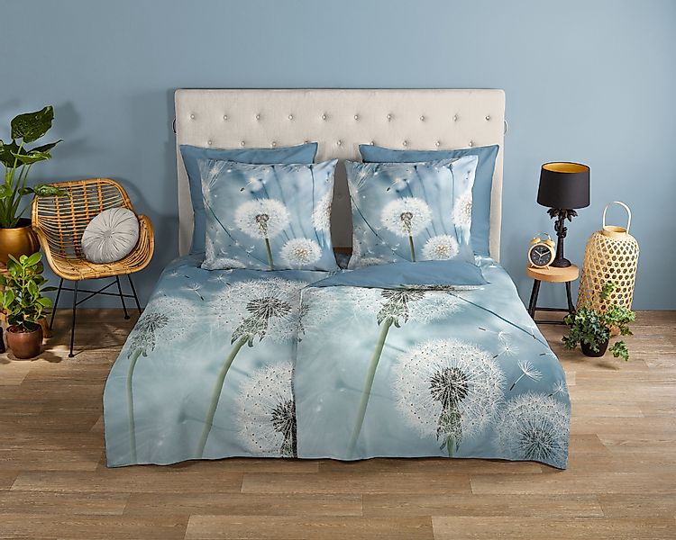 good morning Wendebettwäsche »Wishfull«, 100% Baumwolle, 135x200, Reißversc günstig online kaufen