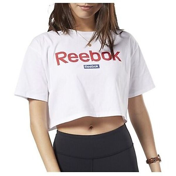 Reebok Sport  T-Shirt Linear Logo Crop Tee günstig online kaufen