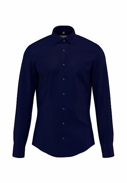 seidensticker Businesshemd "Schwarze Rose", Slim Kentkragen Uni günstig online kaufen