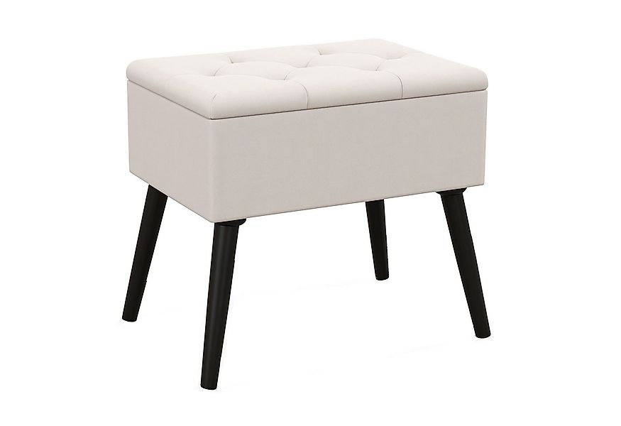 COSTWAY Truhenbank, Schminkhocker gepolstert mit Stauraum, Holz günstig online kaufen