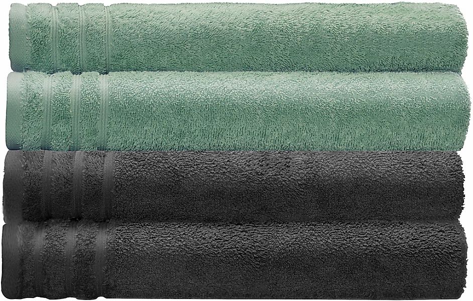 Kleine Wolke Duschtücher "Royal, 2 Stück oder 4 Stück (70/140 cm)" Uni Farb günstig online kaufen