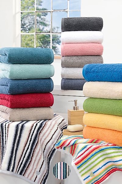 ROSS Duschtuch "Vita" Bestickung ROSS-Emblem günstig online kaufen