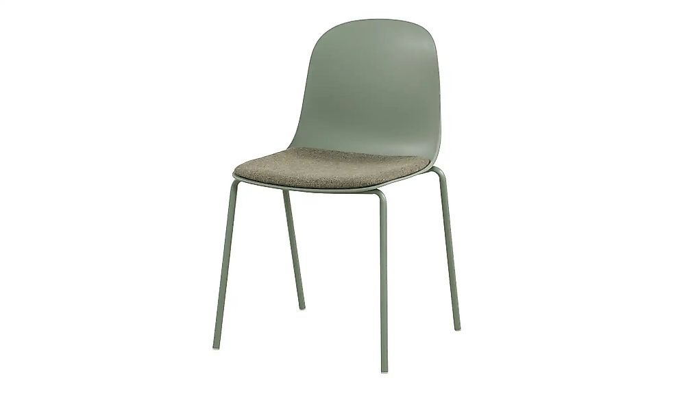 Esszimmerstuhl stapelbar Fenya ¦ grün ¦ Maße (cm): B: 51 H: 84,5 T: 54.3 St günstig online kaufen