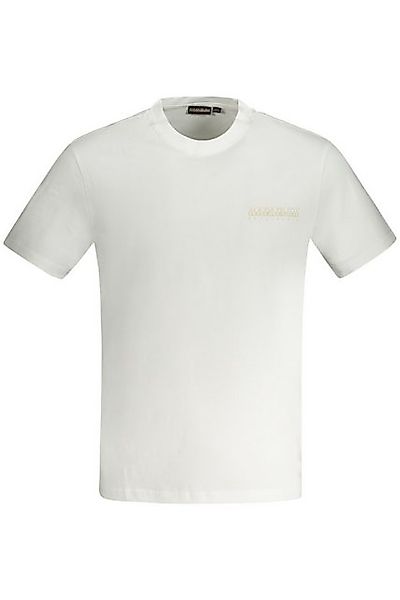 Napapijri T-Shirt Herren Kurzarm-T-Shirt Weiß - Regular Fit, 100% günstig online kaufen