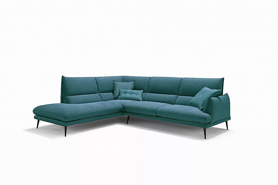 Egoitaliano Ecksofa »FUNNY, hochwertiges und aktuelles Design, bequeme Rück günstig online kaufen