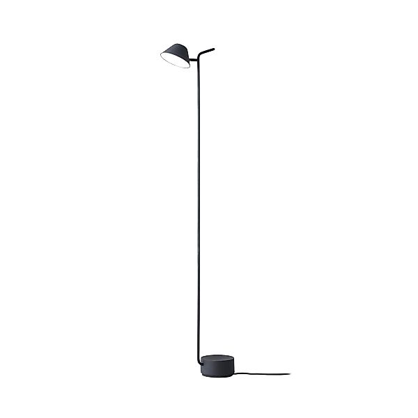 Menu - Peek Floor Lamp LED Stehleuchte - schwarz/pulverbeschichtet/H 135cm günstig online kaufen