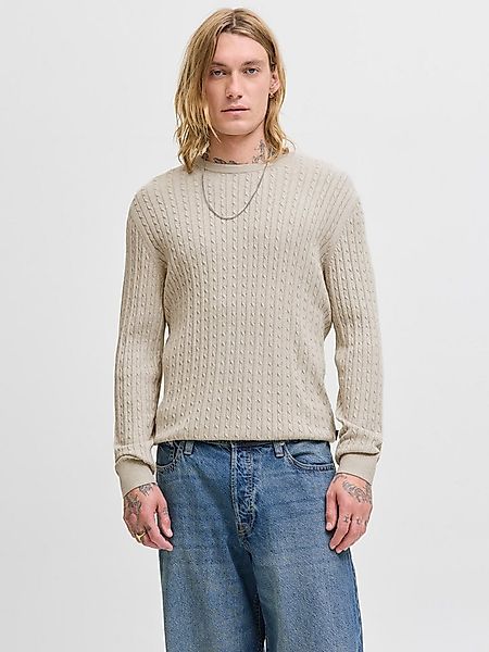 Jack & Jones Strickpullover JJEEMIL KNIT CABLE CREW NECK NOOS günstig online kaufen