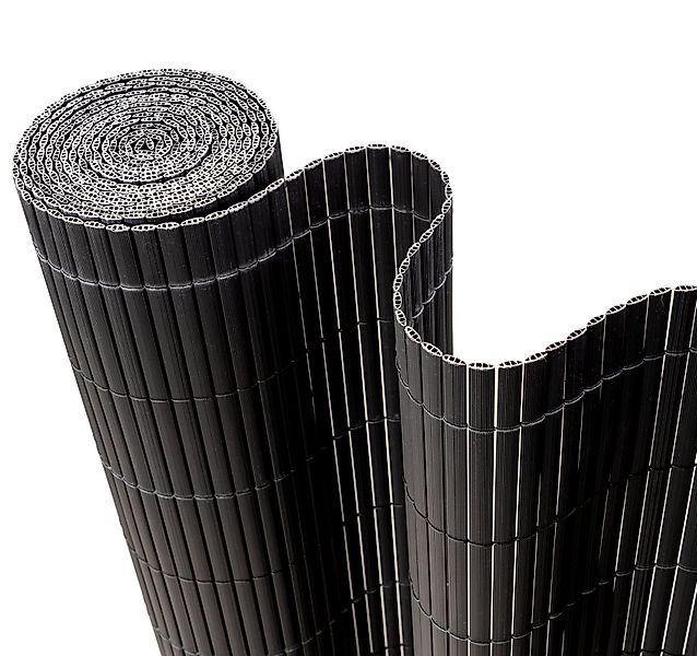 Homewit Balkonsichtschutz PVC Sichtschutzmatte mit Bindern günstig online kaufen