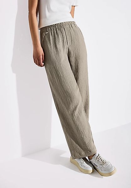 STREET ONE Stoffhose, in Struktur-Optik günstig online kaufen
