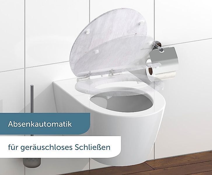 Schütte WC-Sitz "LIGHT WOOD" mit Absenkautomatik und MDF-Holzkern günstig online kaufen