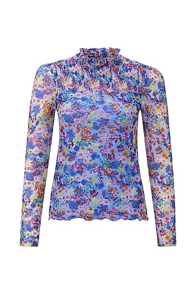 RICHROYAL T-Shirt Smocked Mesh Longsleeve günstig online kaufen