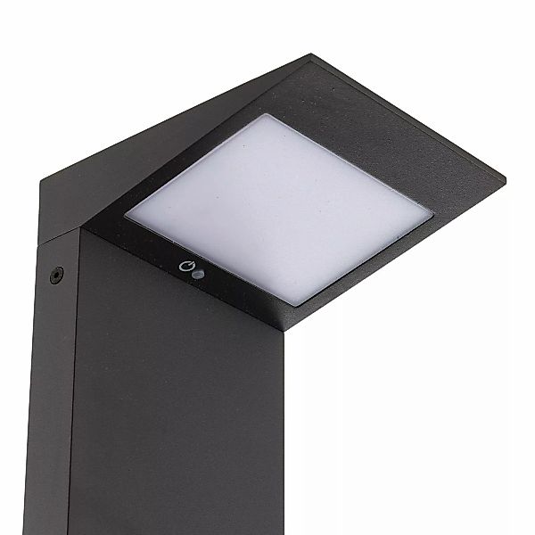LED-Solarwegeleuchte Soleil, anthrazit, Metall, IP54, Sensor günstig online kaufen