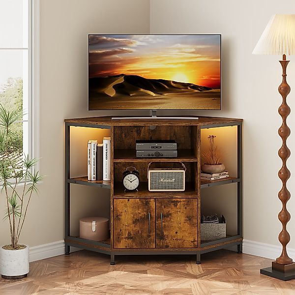 Dripex Lowboard TV Eckschrank mit LED, günstig online kaufen