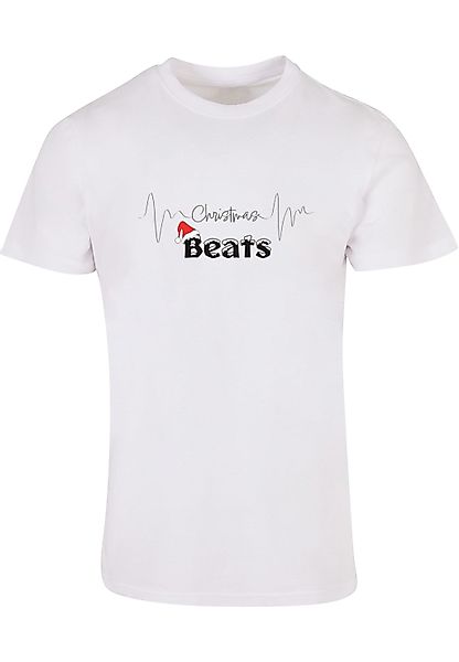 Merchcode T-Shirt "Merchcode Herren Christmas beats Basic Round Neck T-Shir günstig online kaufen