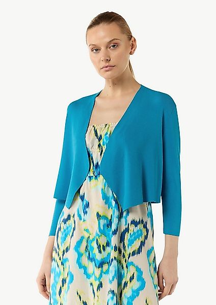 comma Cardigan Strickjacke Verkürzte Strickjacke aus Viskosemix günstig online kaufen