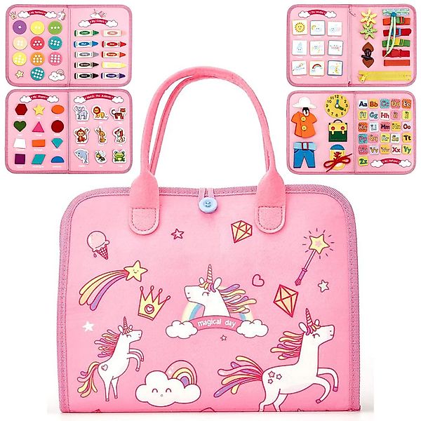 REDOM Lernspielzeug Kinder Tragbares Filz Lernboard günstig online kaufen