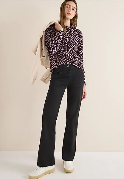 Print-Shirt mit Knopfdetails günstig online kaufen