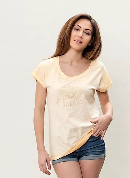 Wor-3080 Damen G.Dyed T-shirt günstig online kaufen