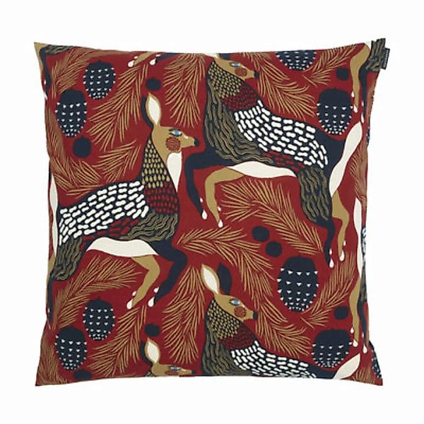 Kissenüberzug Peura textil rot / 50 x 50 cm - Marimekko - Rot günstig online kaufen
