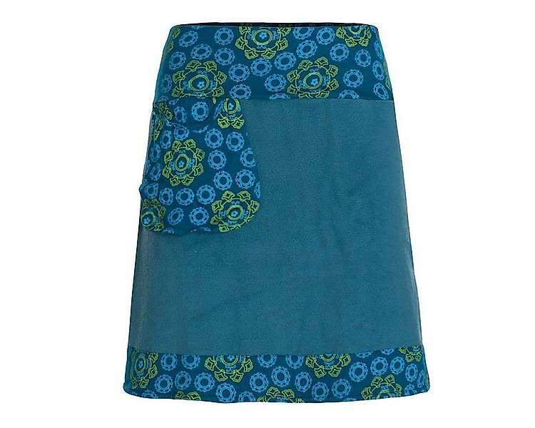 Vishes Minirock Thermorock warmer Side-Bag Damen Winterrock kurz Fleece Hip günstig online kaufen