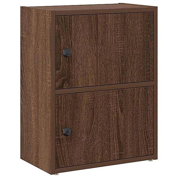 vidaXL Bücherregal Bücherregal Braun Eichen-Optik 40x24x52 günstig online kaufen