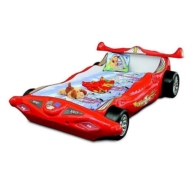 JVmoebel Autobett Rotes Kinderbett Rennauto Design Formula 1 Bett Einzelbet günstig online kaufen