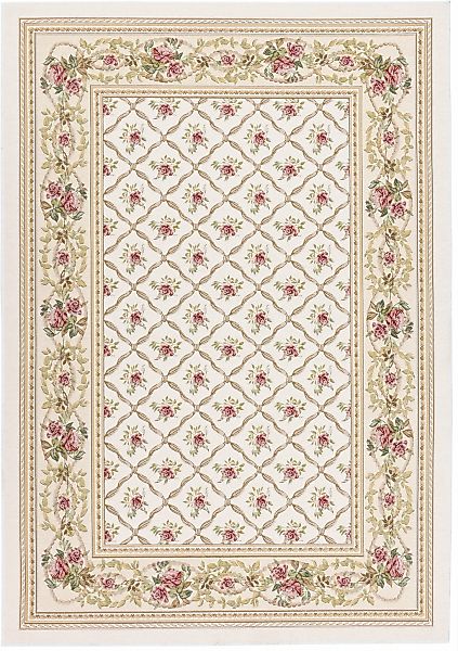 THEKO Teppich "Flomi Rose Garden" rechteckig 4 mm Höhe Flachgewebe, romatis günstig online kaufen