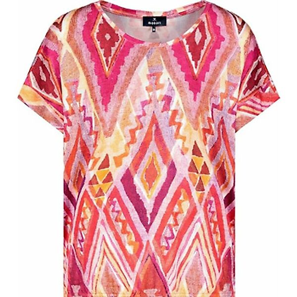 Monari  T-Shirt Rundhals T-Shirt für Damen in unifarben günstig online kaufen