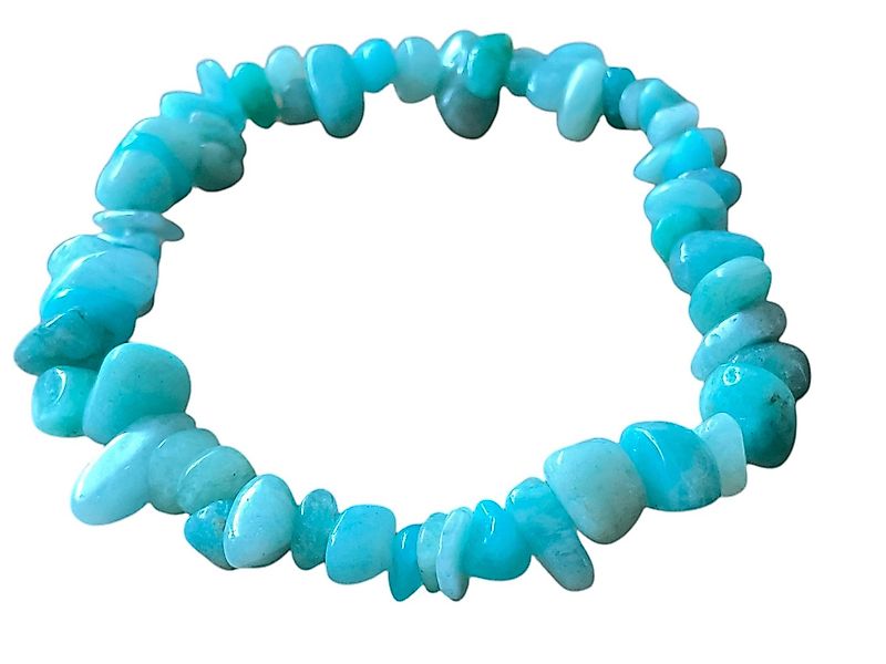 Steinfixx® Armband Amazonit Splitterarmband - Brasilien - Stein des Ausglei günstig online kaufen