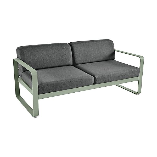 Bellevie Lounge-Sofa 2-Sitzer 82 Kaktus A3 Graphitgrau günstig online kaufen