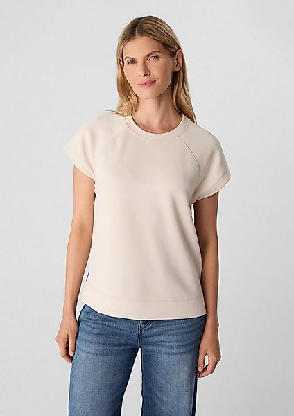 comma Sweatshirt Sweatshirt Sweatshirt mit Raglanärmeln und Seitenschlitzen günstig online kaufen