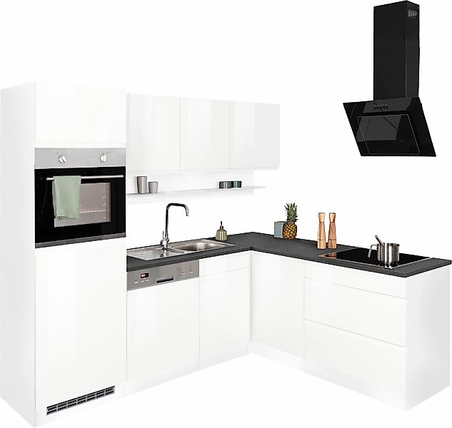 KOCHSTATION Winkelküche "KS-Virginia", Stellbreite 230/190 cm, ohne E-Gerät günstig online kaufen