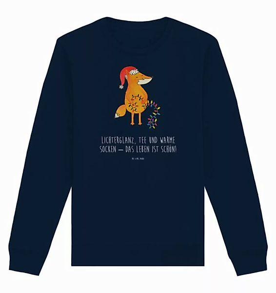 Mr. & Mrs. Panda Longpullover Größe S Fuchs Weihnachten - French Navy - Ges günstig online kaufen