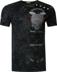 Rusty Neal T-Shirt mit seitlichem Print günstig online kaufen