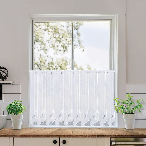 Gerster Scheibengardine "Clara, nach Maß" Durchzuglöcher 1 Stk. tlg. SB-Bis günstig online kaufen