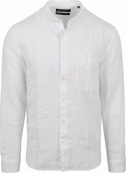 Marc O'Polo Hemd Leinen Weiß - Größe XXL günstig online kaufen